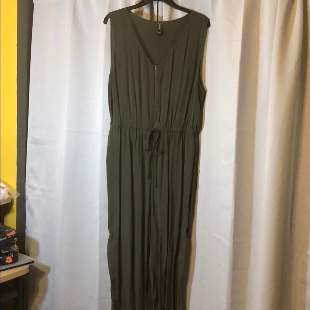 Army Green Jumpsuit